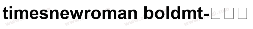 timesnewroman boldmt字体转换